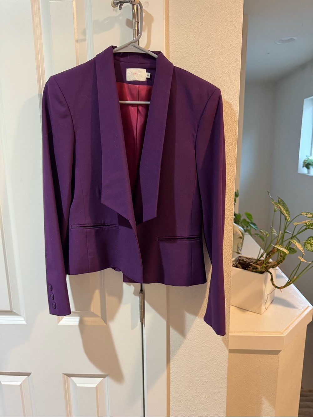 Vintage Purple Women's Blazer Jacket